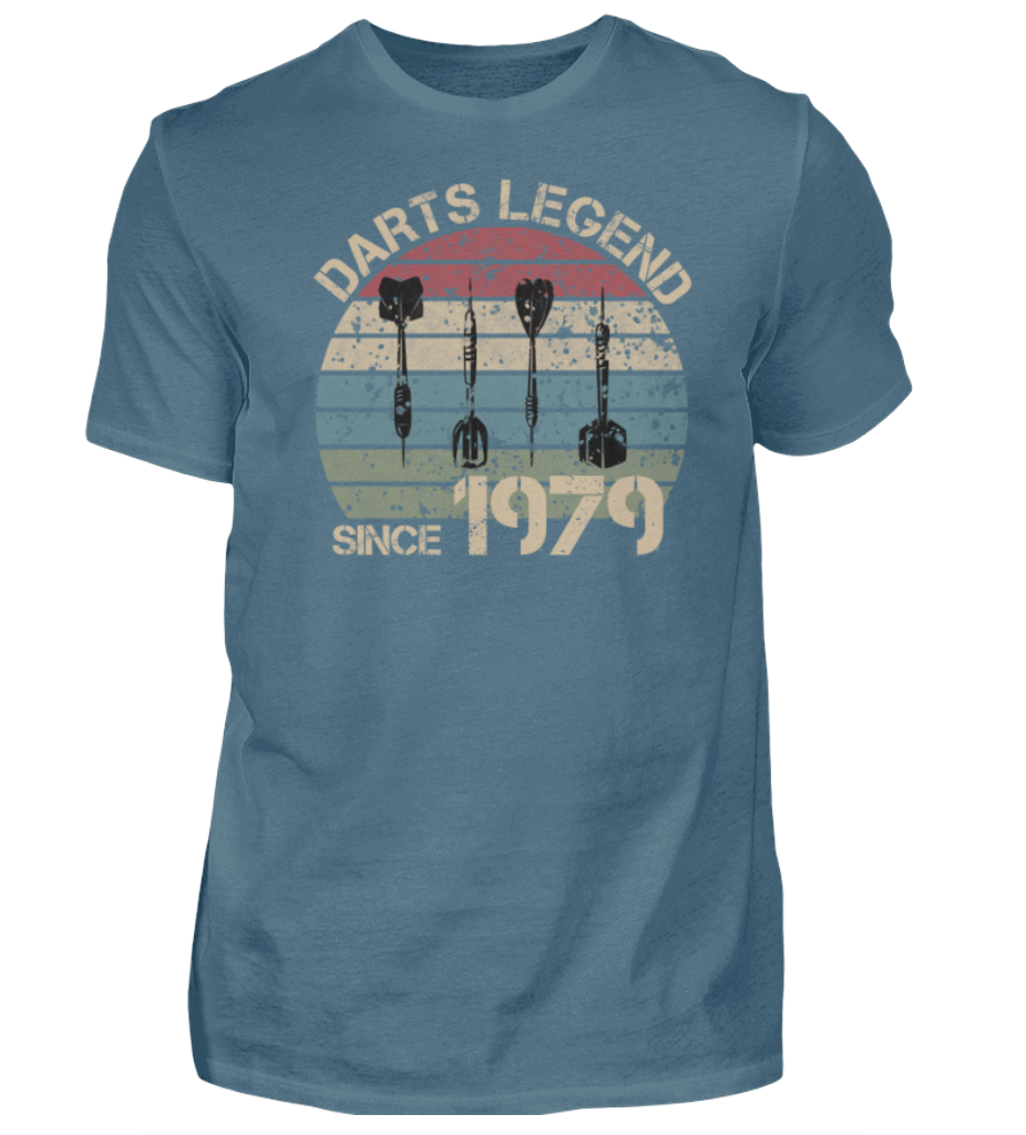 T-Shirt - Darts Legende seit (Wunschjahrgang)