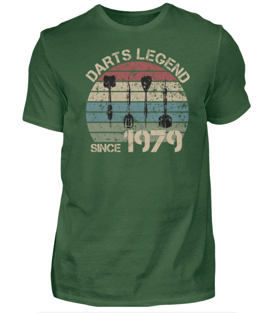 T-Shirt - Darts Legende seit (Wunschjahrgang)