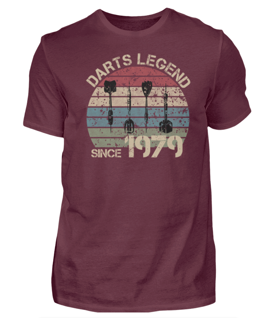 T-Shirt - Darts Legende seit (Wunschjahrgang)