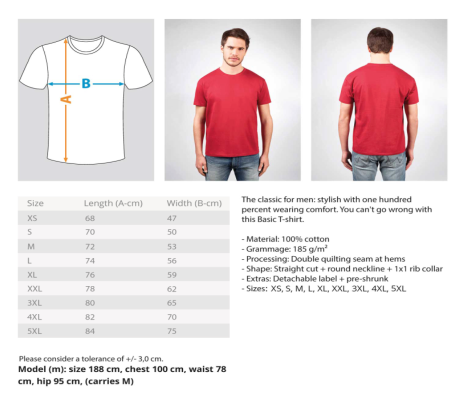 Herren T-Shirt mit Firmenlogo - Brustdruck | Schollys