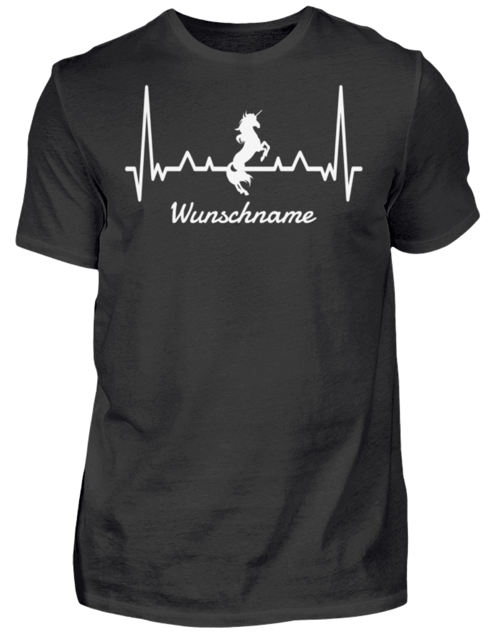 T-Shirt - Einhorn Herzschlag - Herren Shirt | Schollys