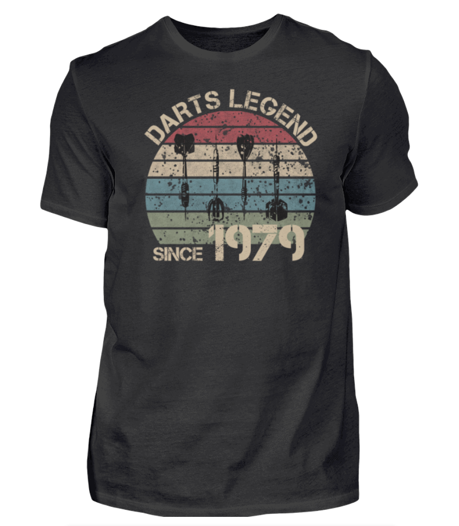 T-Shirt - Darts Legende seit (Wunschjahrgang)