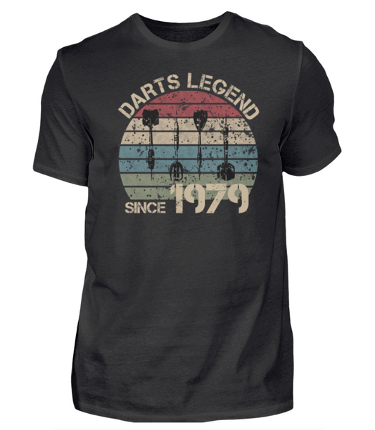 T-Shirt - Darts Legende seit (Wunschjahrgang)