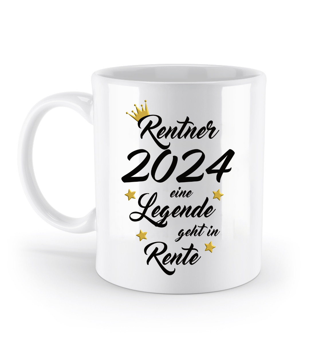 Tasse Rentner (personalisiert) - Rentner eine Legende geht in Rente -Geschenk, Abschiedsgeschenk