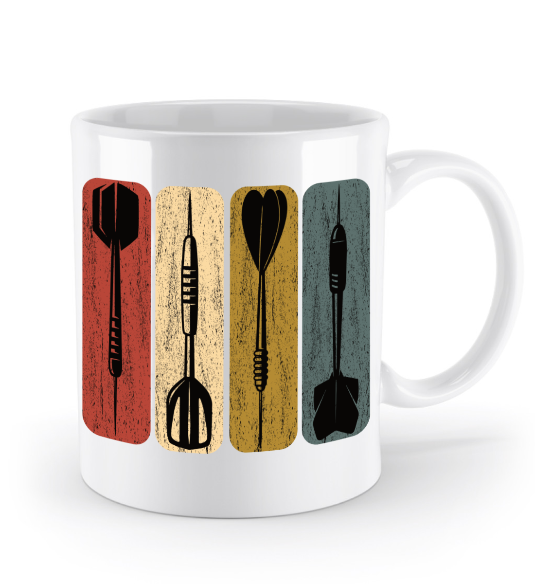 Darts Tasse - Retro Dartpfeile | Schollys - Schollys