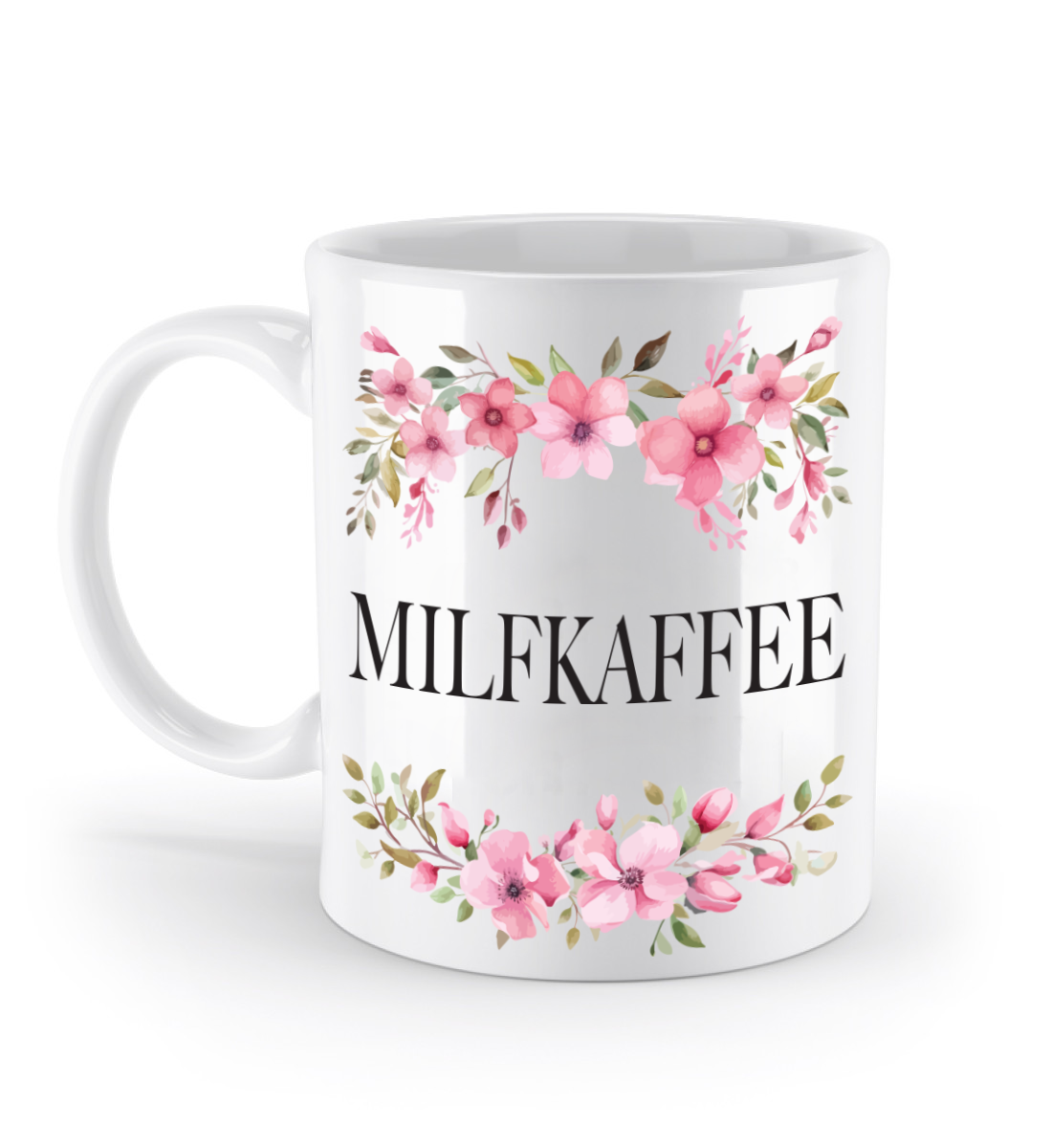 Tasse - MILFKAFFEE - Blumen