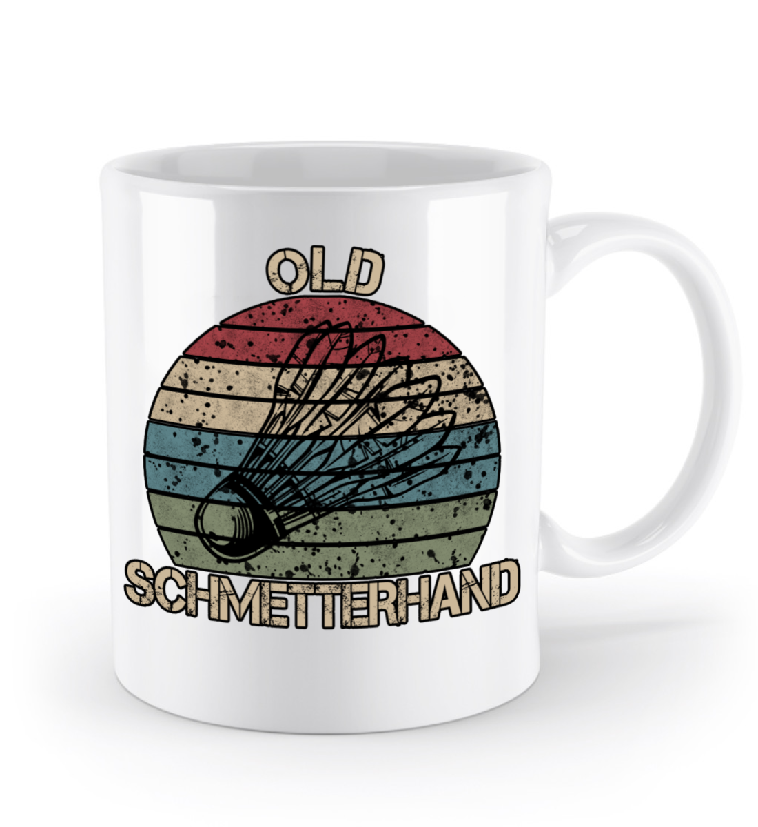 Badminton Tasse „Old Schmetterhand“ | Schollys