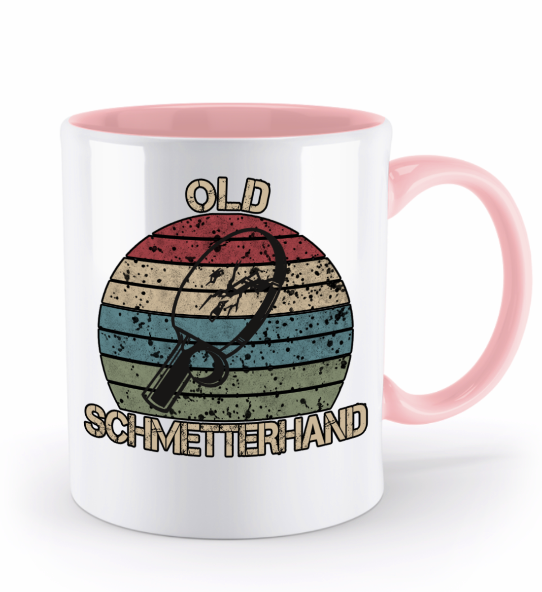 Tischtennis Tasse „Old Schmetterhand“ | Schollys