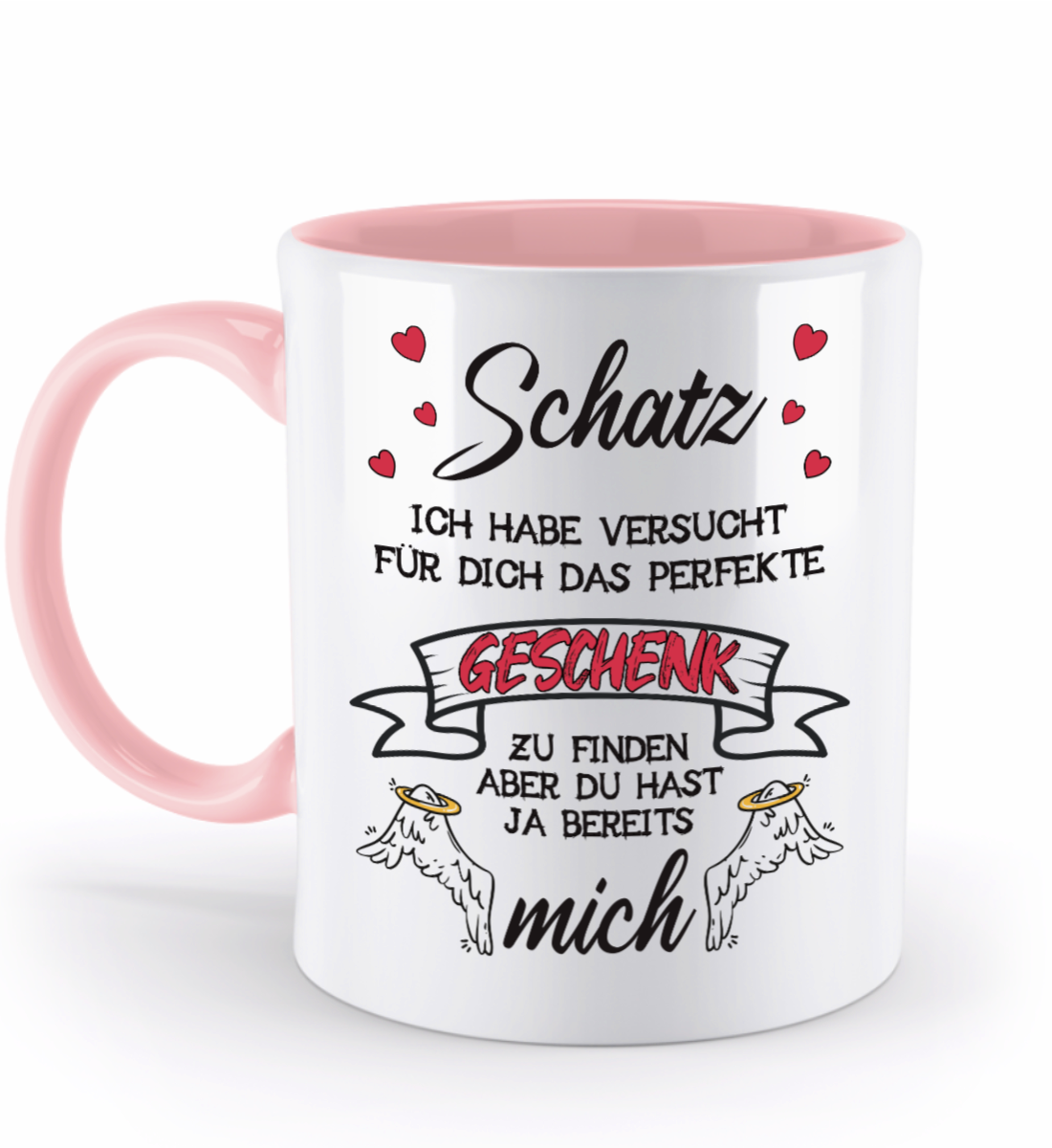 Valentinstag Tasse - "Schatz... perfekte Geschenk“ | Schollys - Schollys
