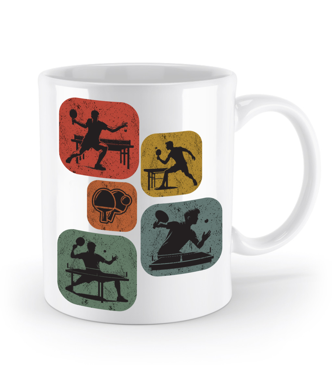 Tischtennis Tasse - Retro Style | Schollys