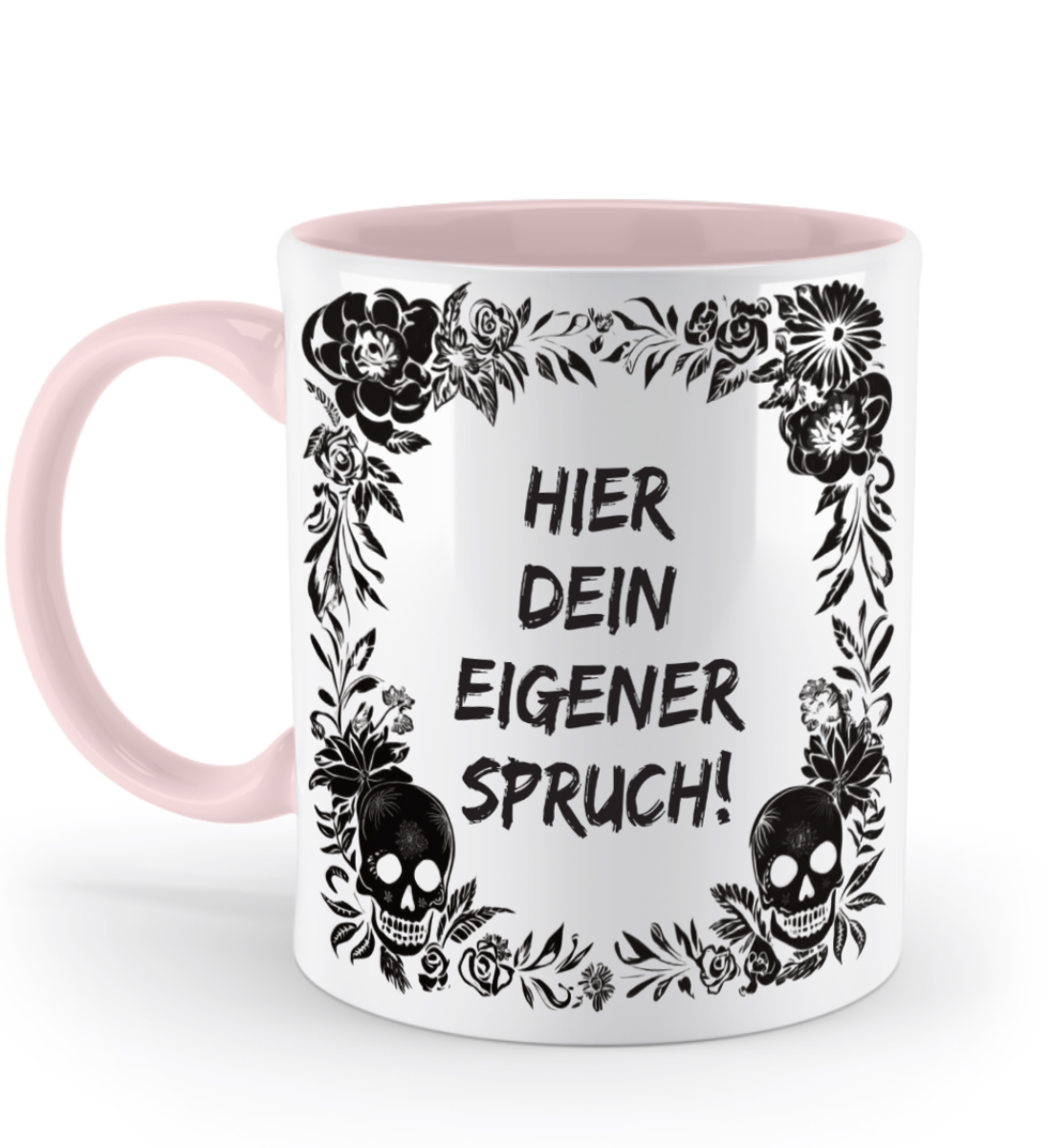Tasse (personalisiert) - Dein eigener Spruch! - Skull Statement