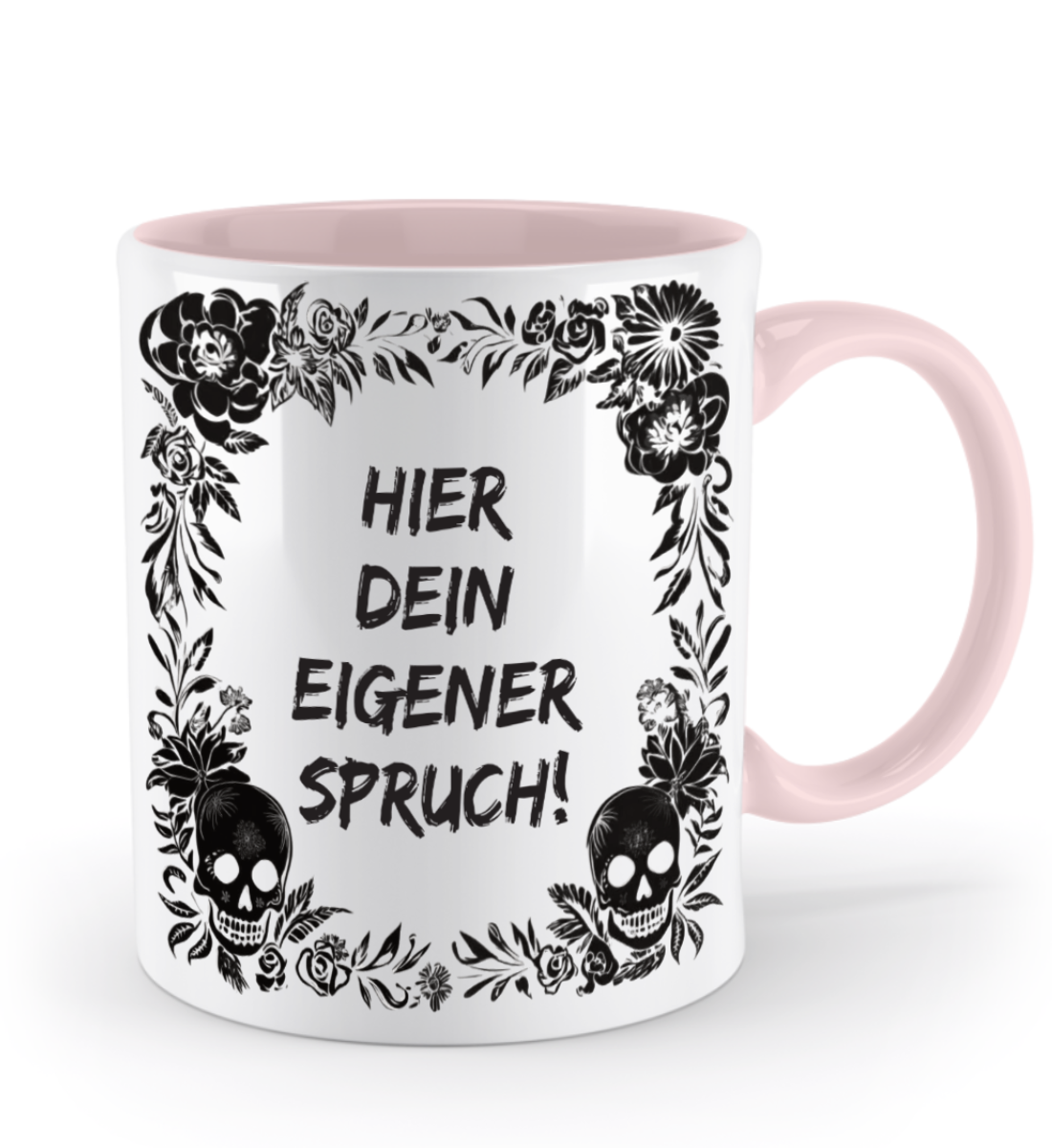Tasse (personalisiert) - Dein eigener Spruch! - Skull Statement
