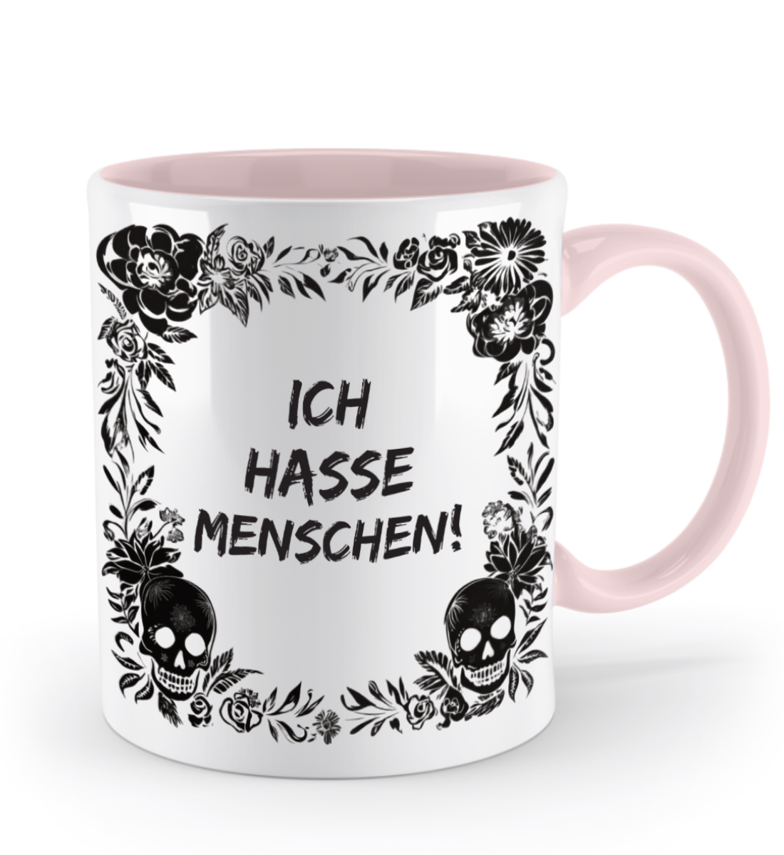 Tasse - Ich hasse Menschen! - Skull Statement