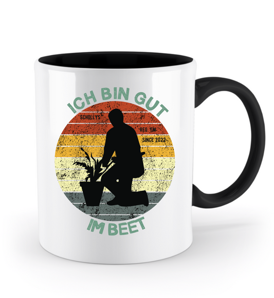 Garten Tasse - "Ich bin gut im Beet" | Schollys