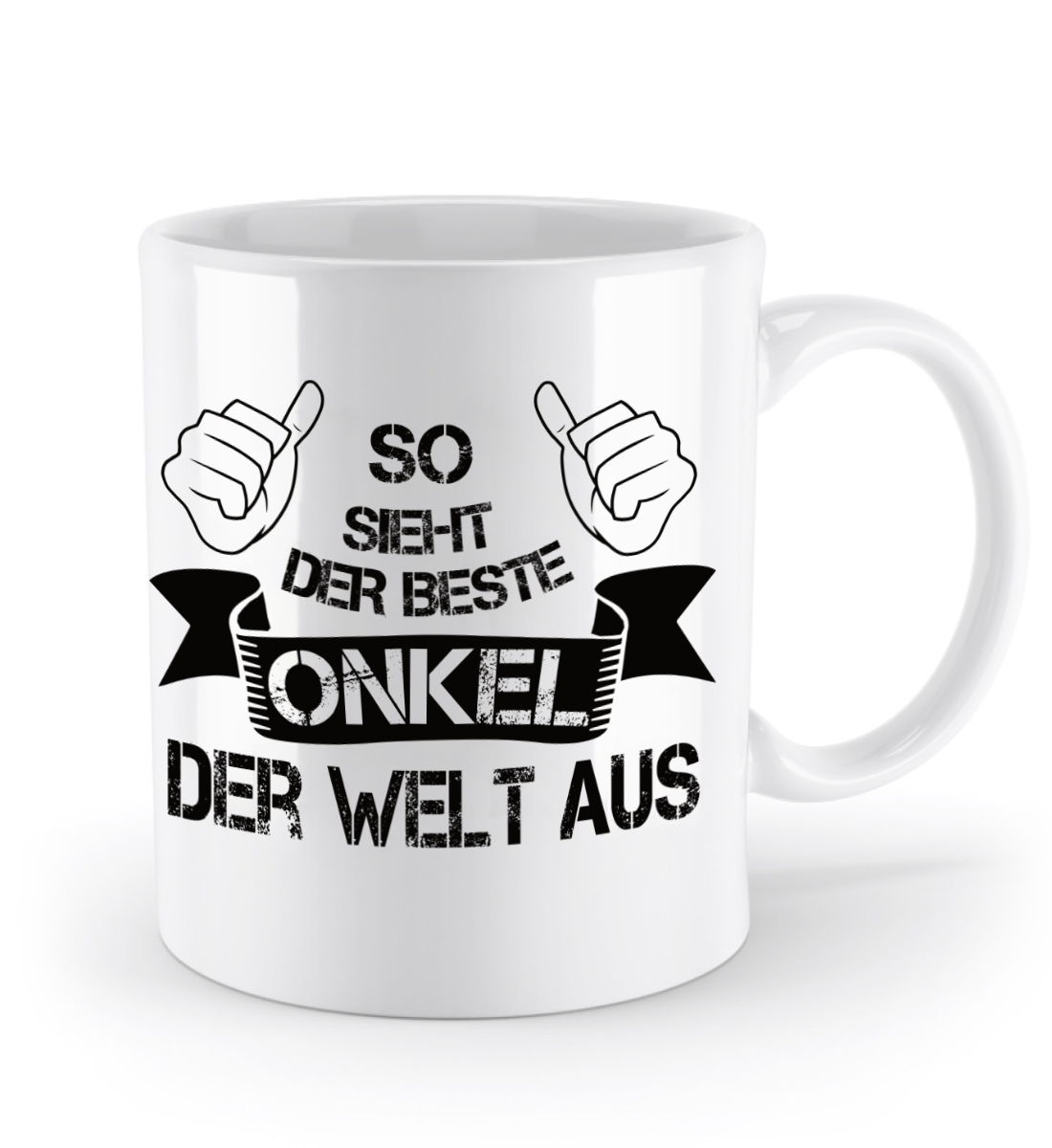 Tasse - "So sieht der beste Onkel der Welt aus"