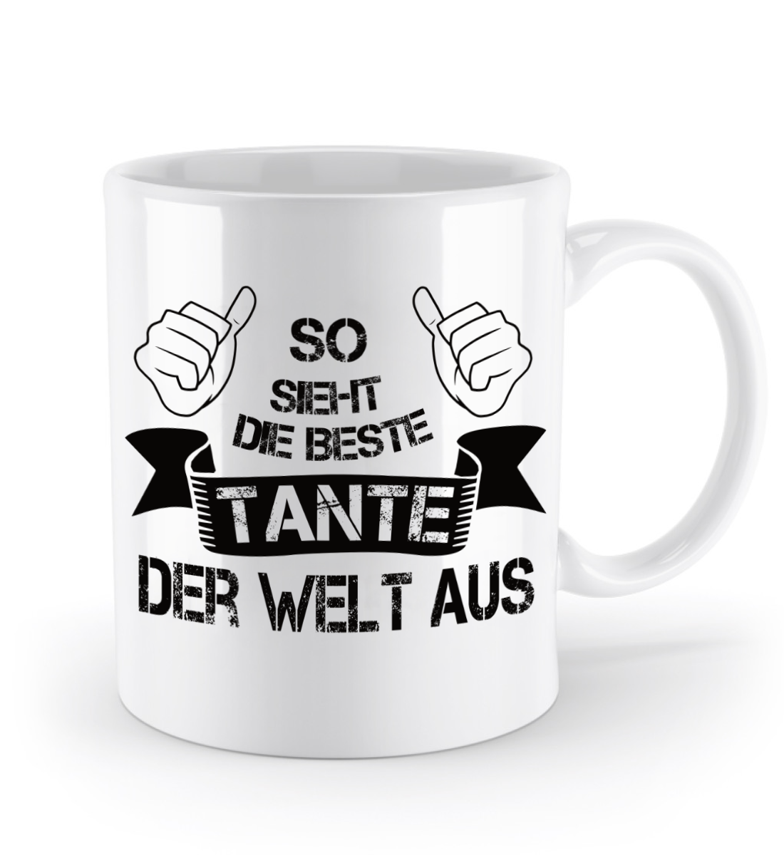 Tasse - "So sieht die beste Tante der Welt aus"