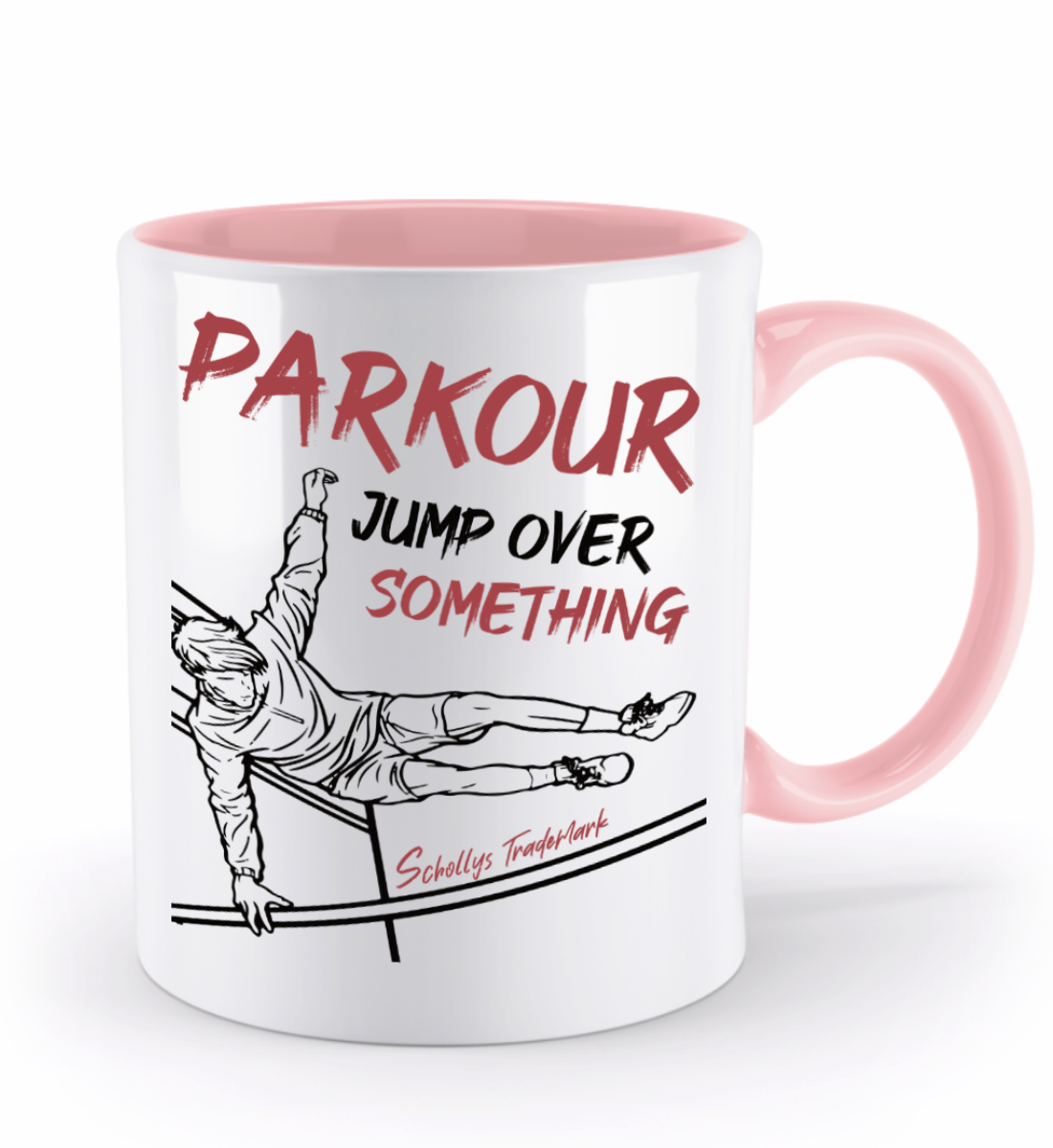 Parkour Tasse - "Jump over something" | Schollys