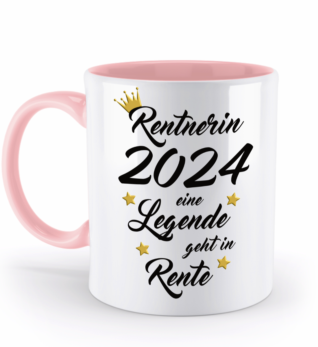 Tasse Rentnerin - eine Legende geht in Rente - personalisiert mit Jahr oder Name