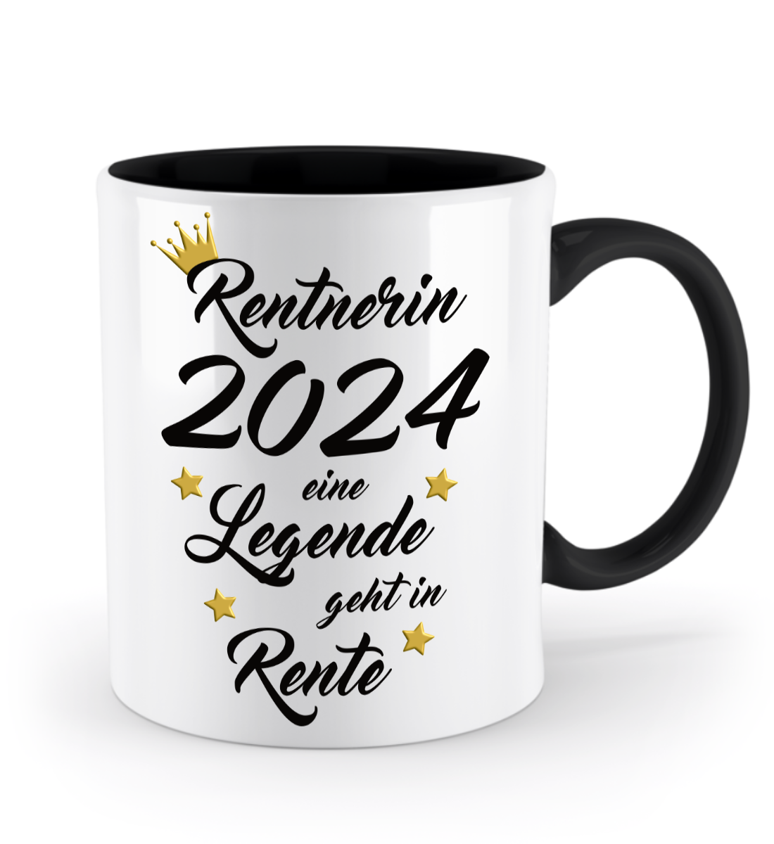 Tasse Rentnerin - eine Legende geht in Rente - personalisiert mit Jahr oder Name