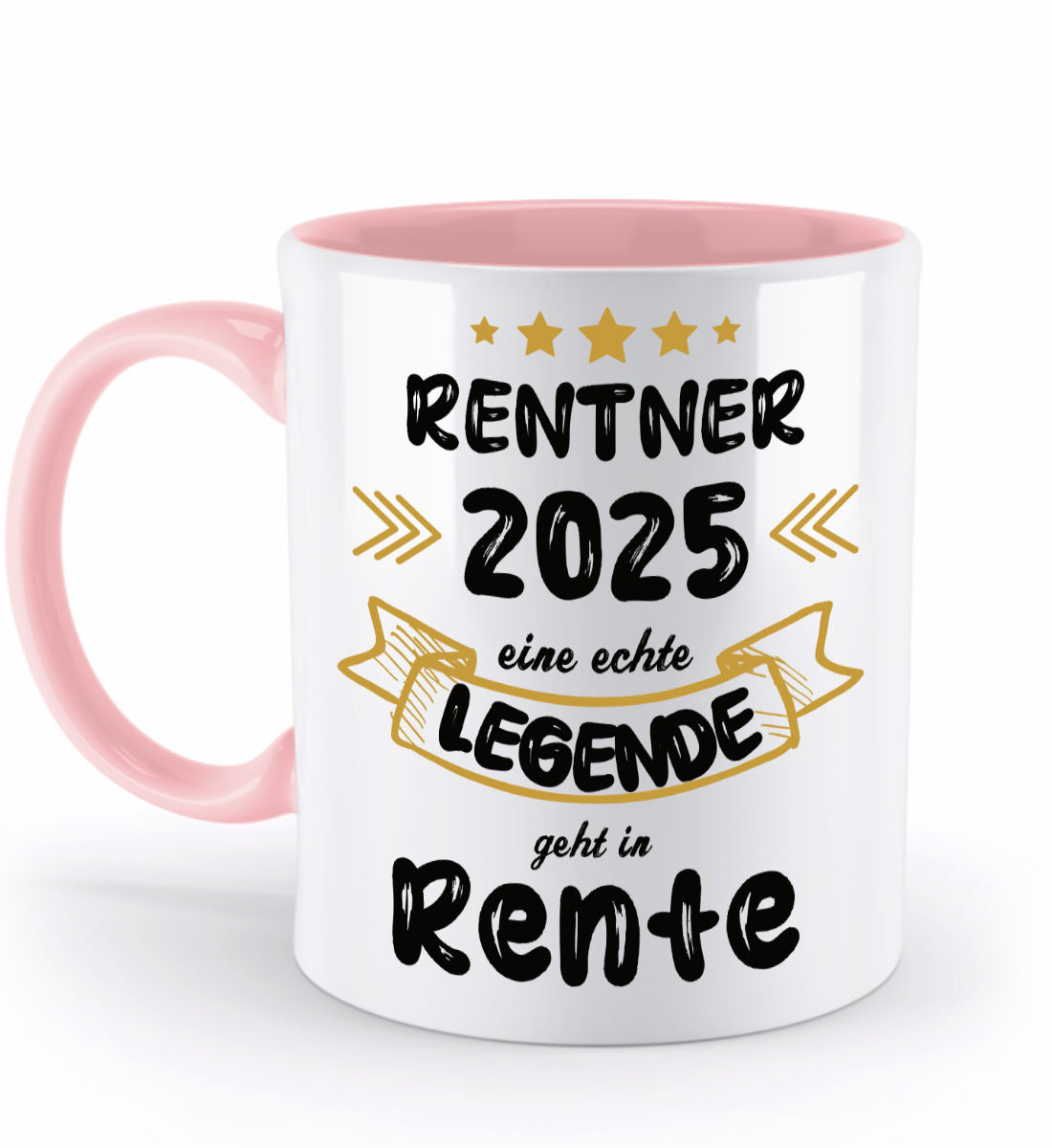 Tasse mit Spruch - Rentner eine echte Legende geht in Rente -Geschenk, Abschiedsgeschenk, personalisiert