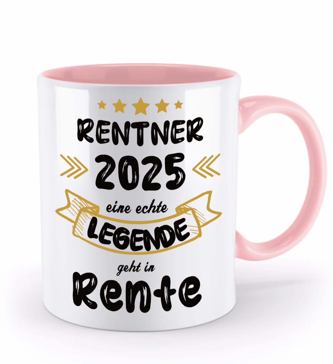 Tasse mit Spruch - Rentner eine echte Legende geht in Rente -Geschenk, Abschiedsgeschenk, personalisiert
