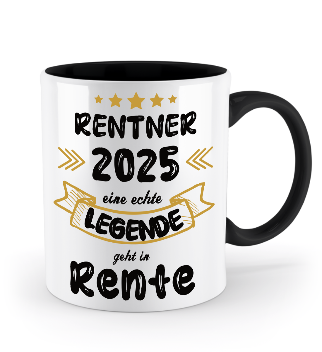 Tasse mit Spruch - Rentner eine echte Legende geht in Rente -Geschenk, Abschiedsgeschenk, personalisiert