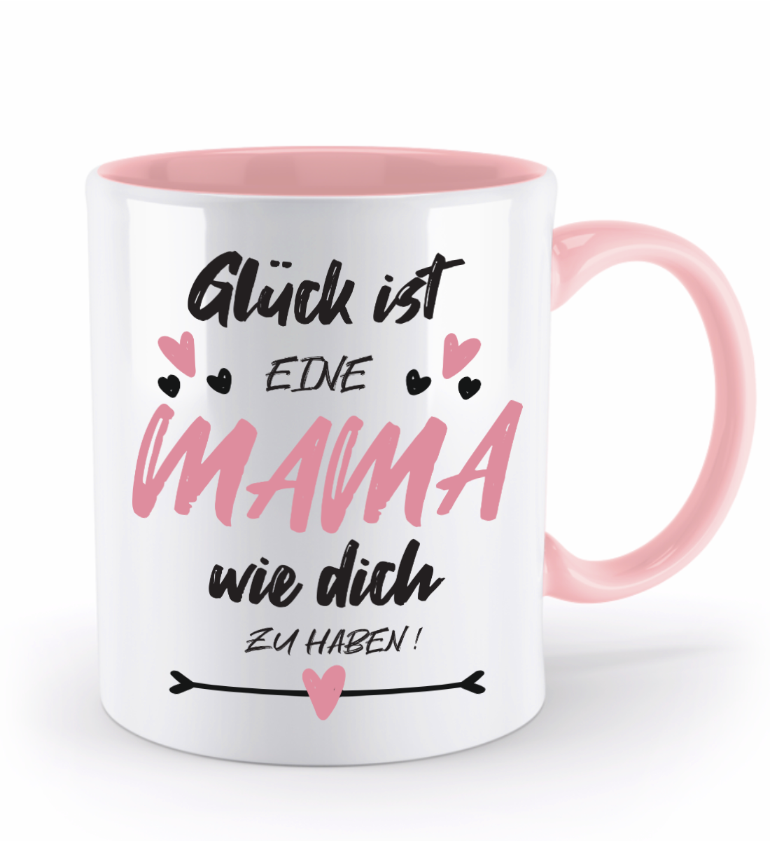 Tasse mit Spruch - "Glück ist eine Mama wie dich zu haben!" - Geschenktasse, Geschenkidee, Fototasse