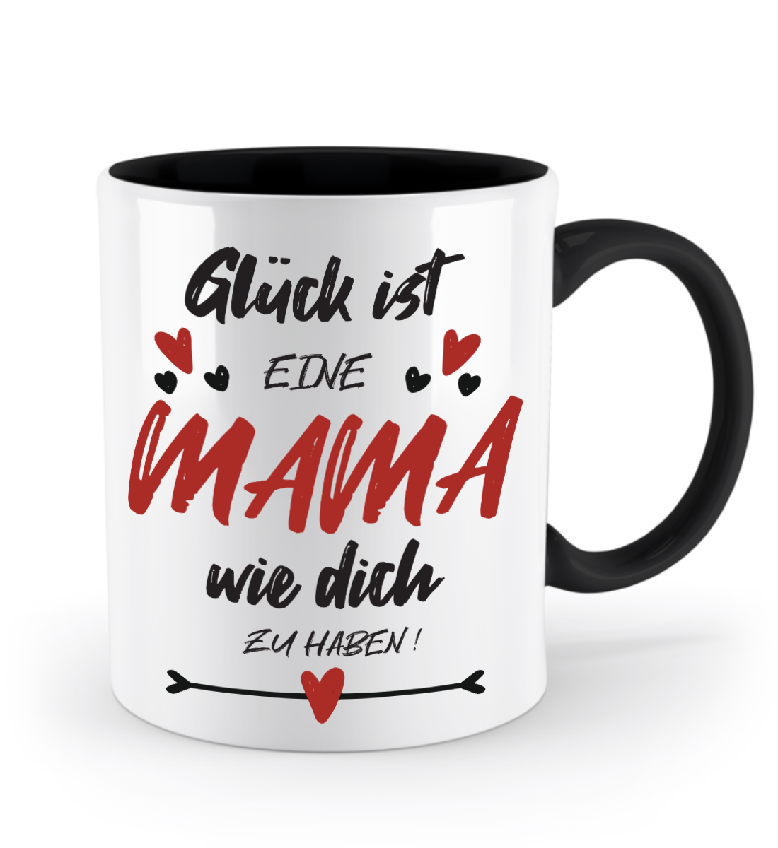Tasse mit Spruch - "Glück ist eine Mama wie dich zu haben!" - Geschenktasse, Geschenkidee, Fototasse