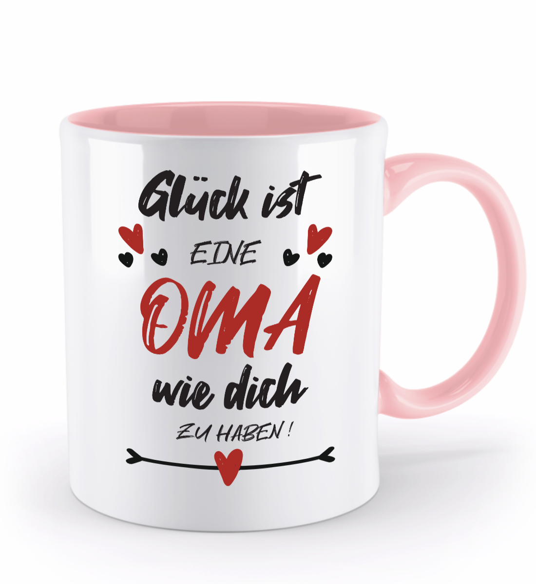 Tasse mit Spruch - "Glück ist eine Oma wie dich zu haben!" - Geschenktasse, Geschenkidee, Fototasse