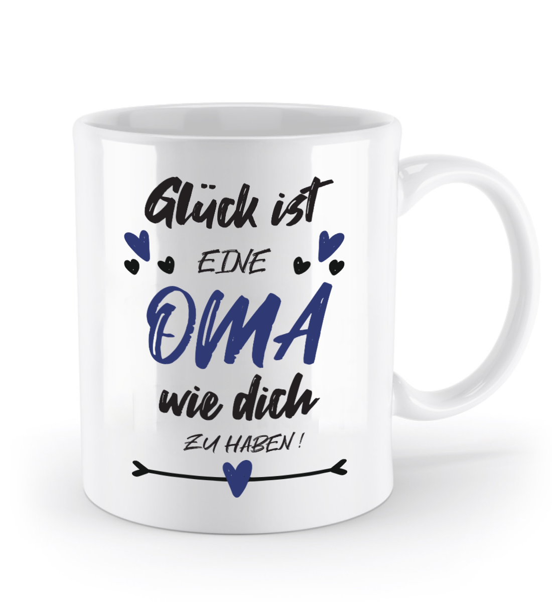 Tasse mit Spruch - "Glück ist eine Oma wie dich zu haben!" - Geschenktasse, Geschenkidee, Fototasse