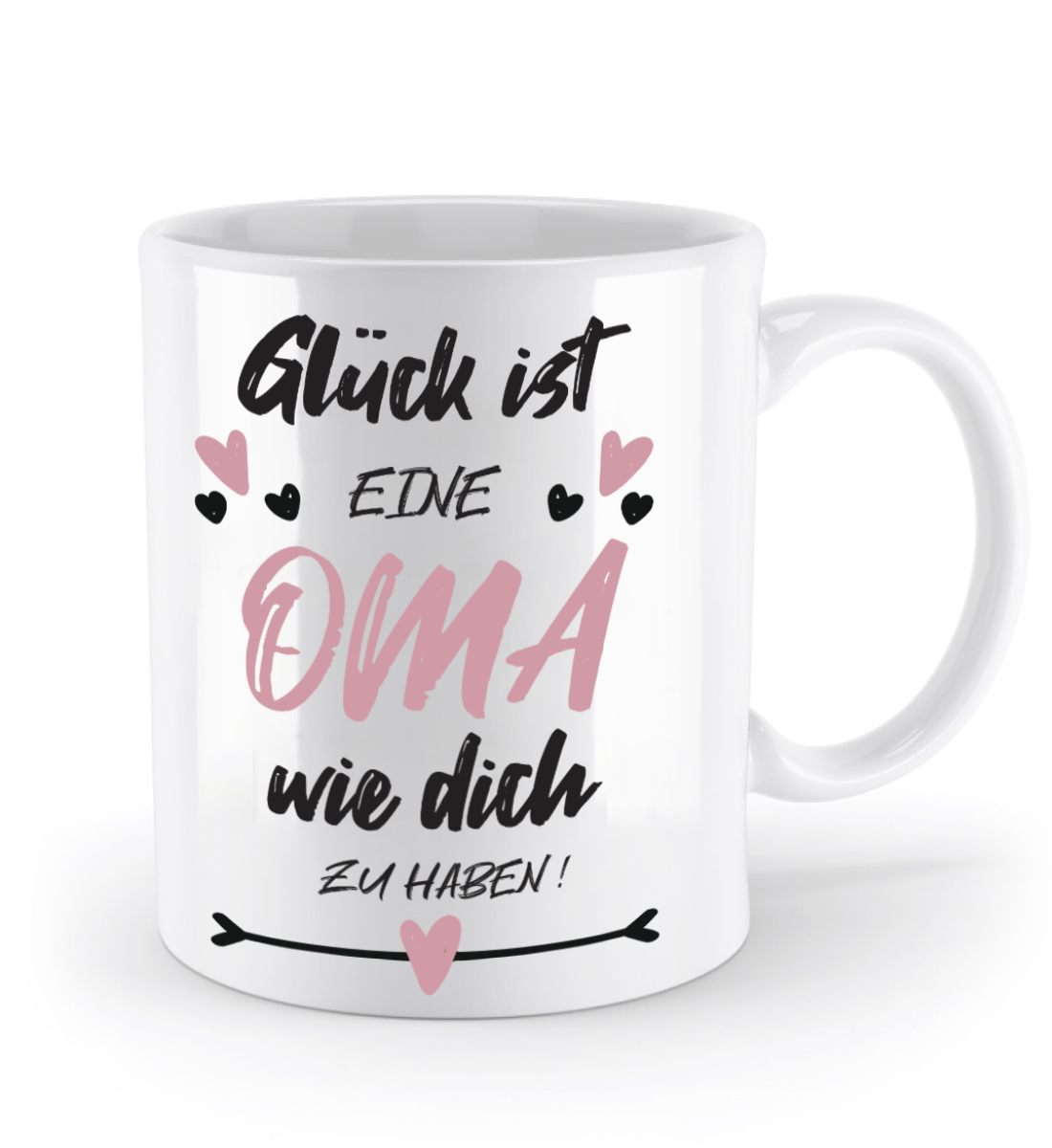 Tasse mit Spruch - "Glück ist eine Oma wie dich zu haben!" - Geschenktasse, Geschenkidee, Fototasse