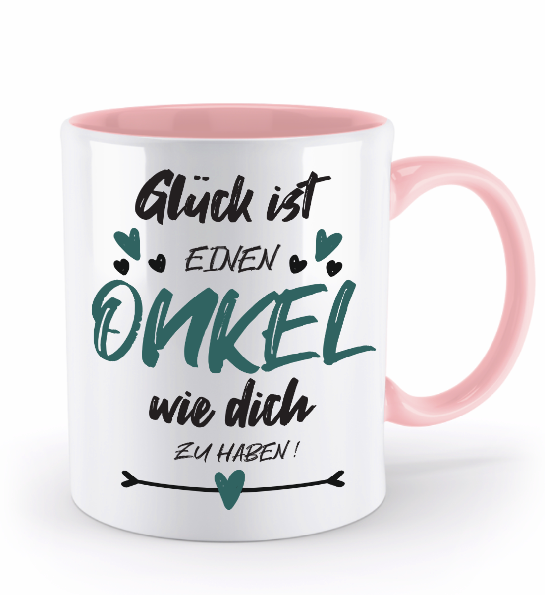 Tasse mit Spruch - "Glück ist einen Onkel wie dich zu haben!" - Geschenktasse, Geschenkidee, Fototasse