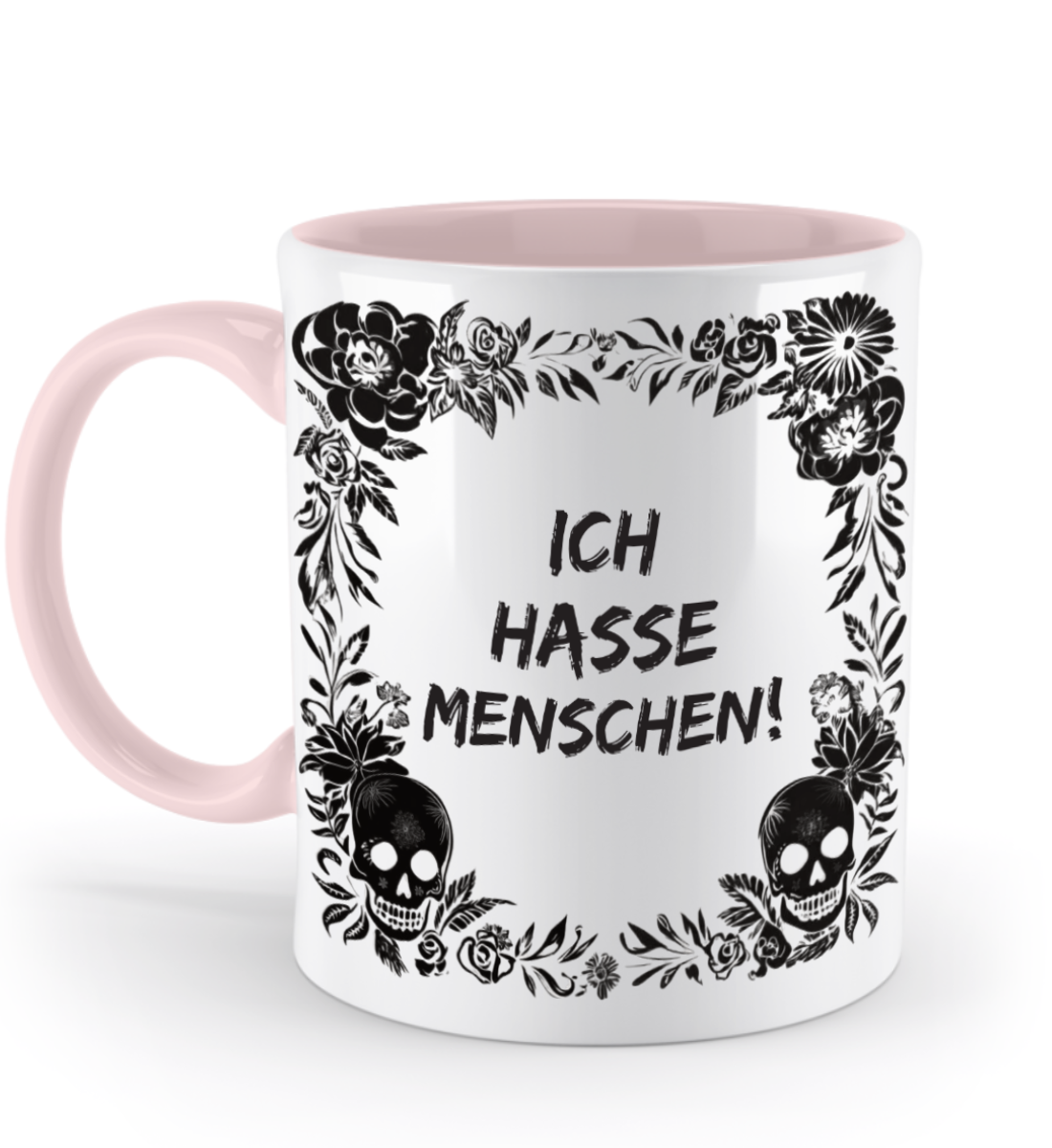 Tasse - Ich hasse Menschen! - Skull Statement