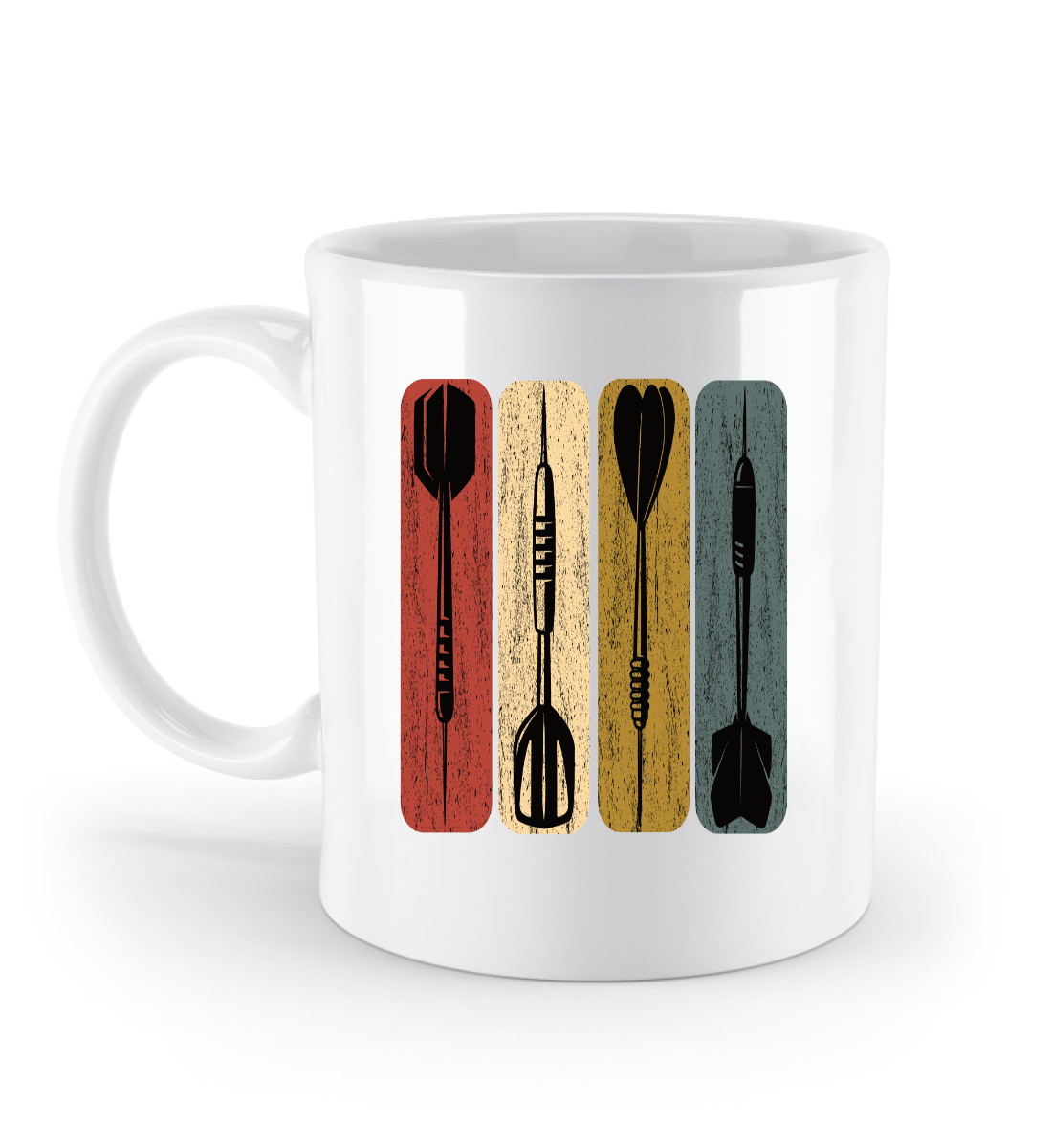 Dart retro, Dartpfeil - Standard Tasse - Schollys
