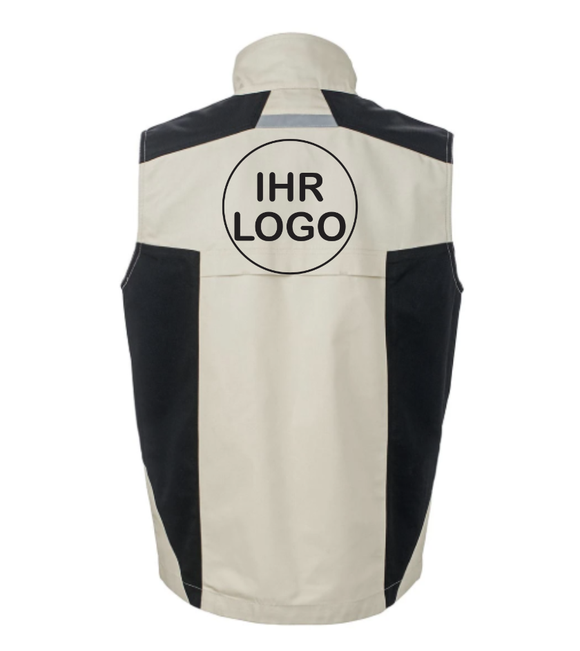 Workwear Vest mit Firmenlogo Brust & Rückendruck | Schollys