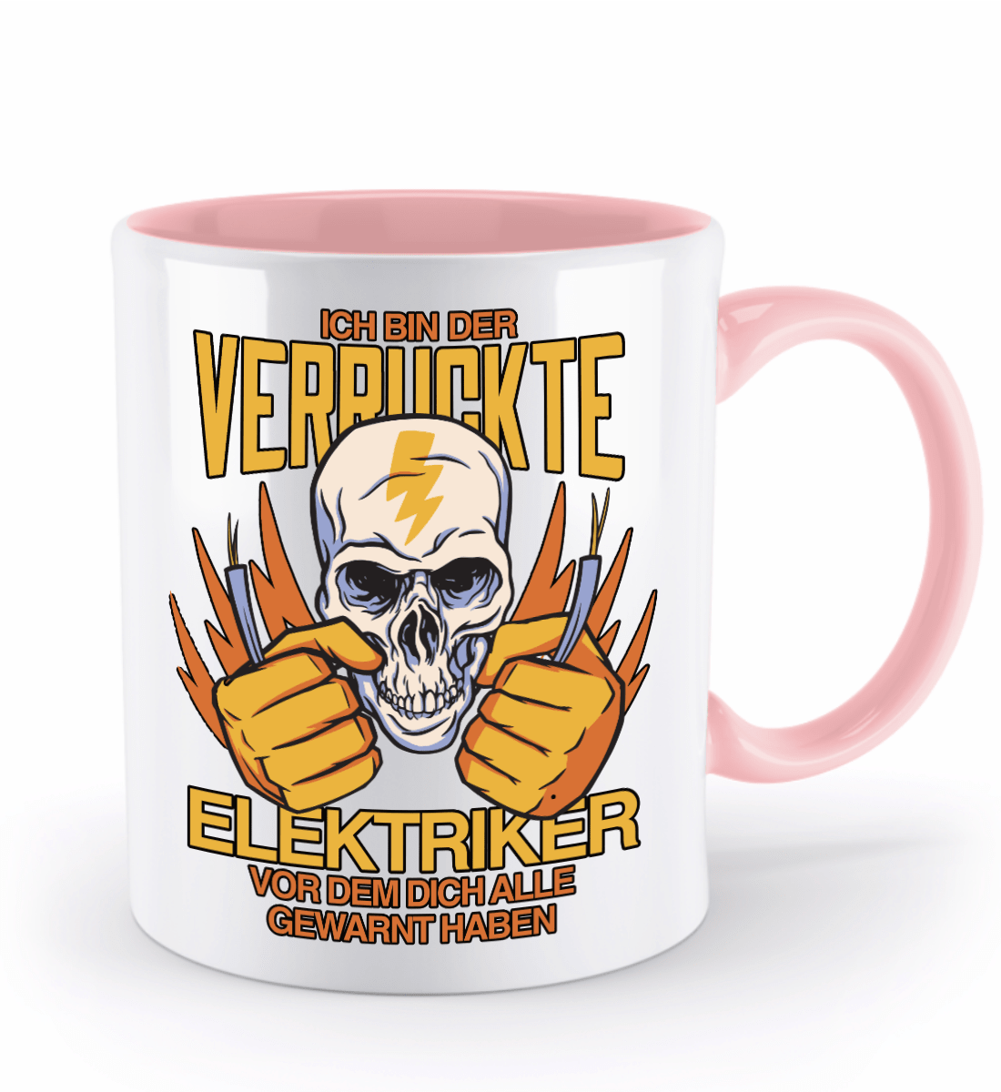 Elektriker Tasse - "Ich bin der verrückte Elektriker..." | Schollys - Schollys
