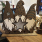 Wichtel Leuchte aus Holz – drei Wichtel mit Stern | Schollys - Schollys