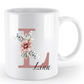 Tasse personalisiert mit Buchstabe, Namen, Wunschtext - Schollys