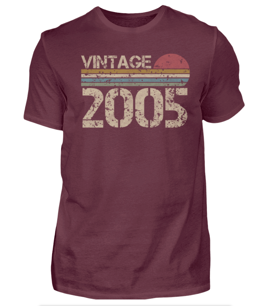 T-Shirt - Vintage (Wunschjahrgang)