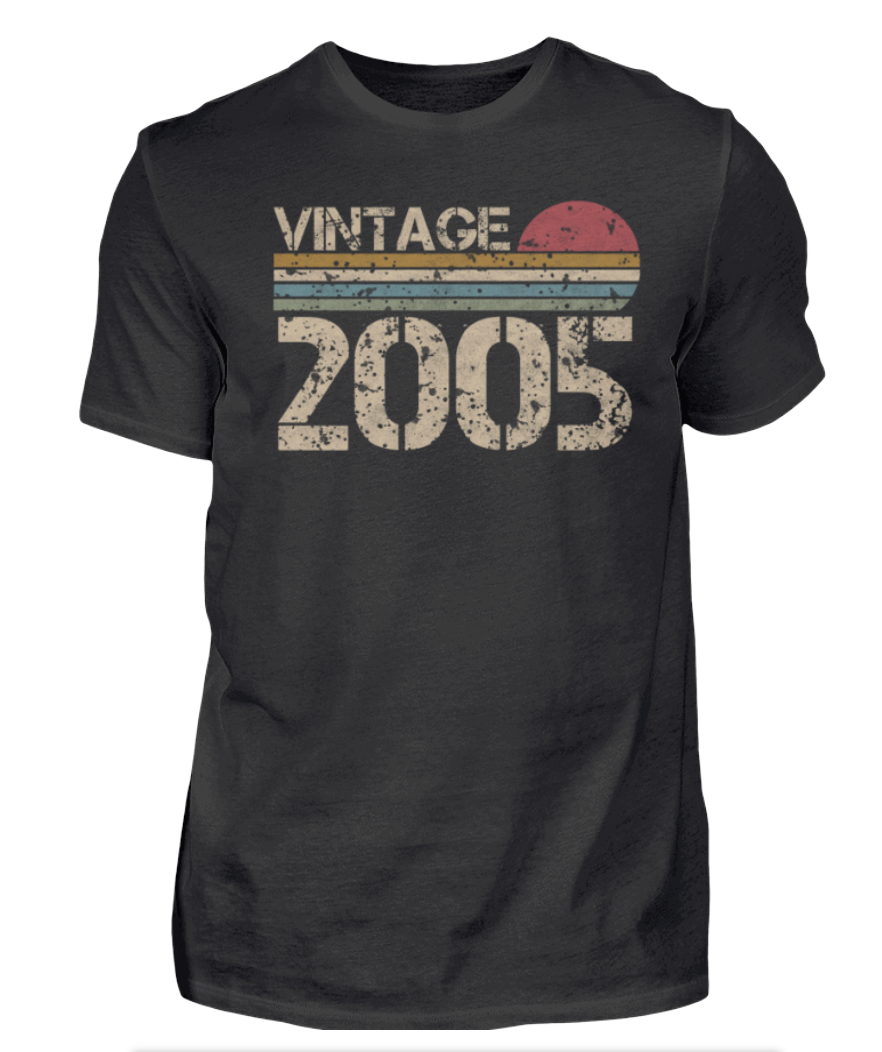 T-Shirt - Vintage (Wunschjahrgang)