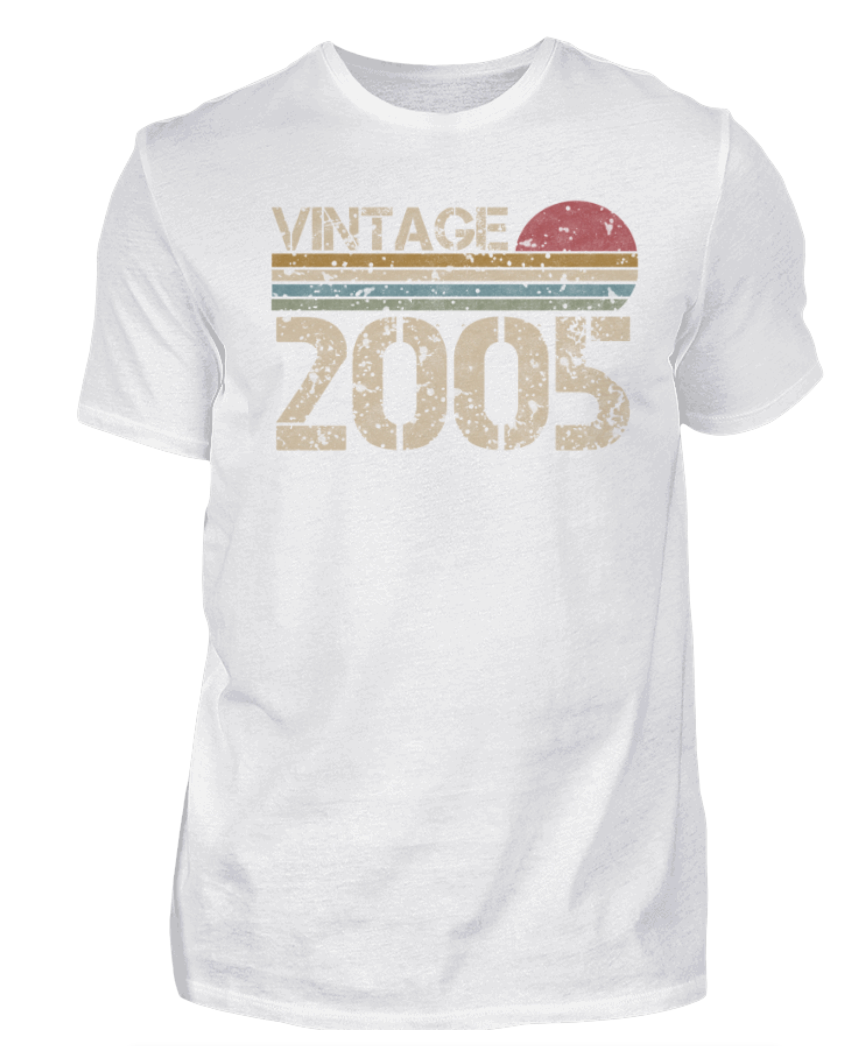 T-Shirt - Vintage (Wunschjahrgang)
