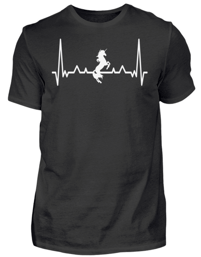 T-Shirt - Einhorn Herzschlag - Herren Shirt | Schollys