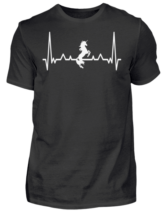 T-Shirt - Einhorn Herzschlag - Herren Shirt | Schollys - Schollys