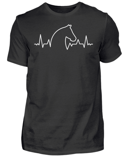 T-Shirt - Pferd Herzschlag - Herren Shirt | Schollys