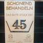 Geldgeschenk Karte aus Holz "Schonend behandeln..."  - Geldkarte, Geburtstagskarte | Schollys