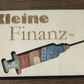 Holz-Geldkarte „Kleine Finanz-Spritze" | Schollys - Schollys