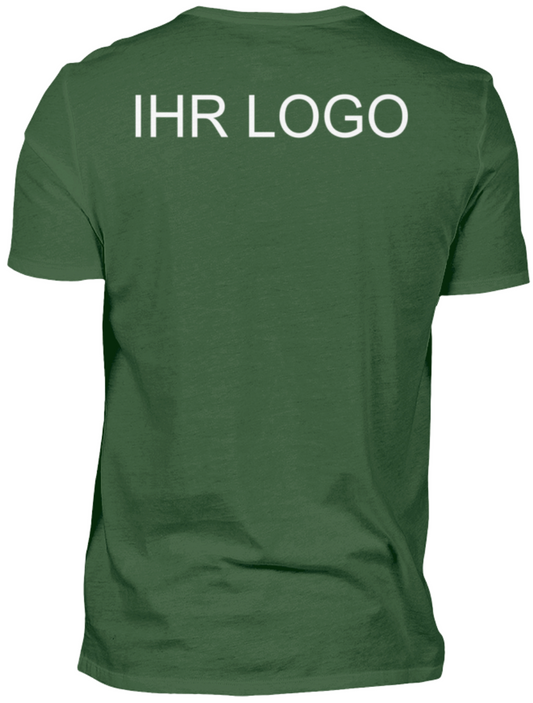 Unisex T-Shirt mit Firmenlogo - Backprint | Schollys