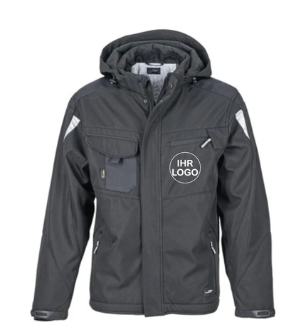 Craftsmen Softshell Jacke mit Firmenlogo Brust & Rückendruck | Schollys - Schollys