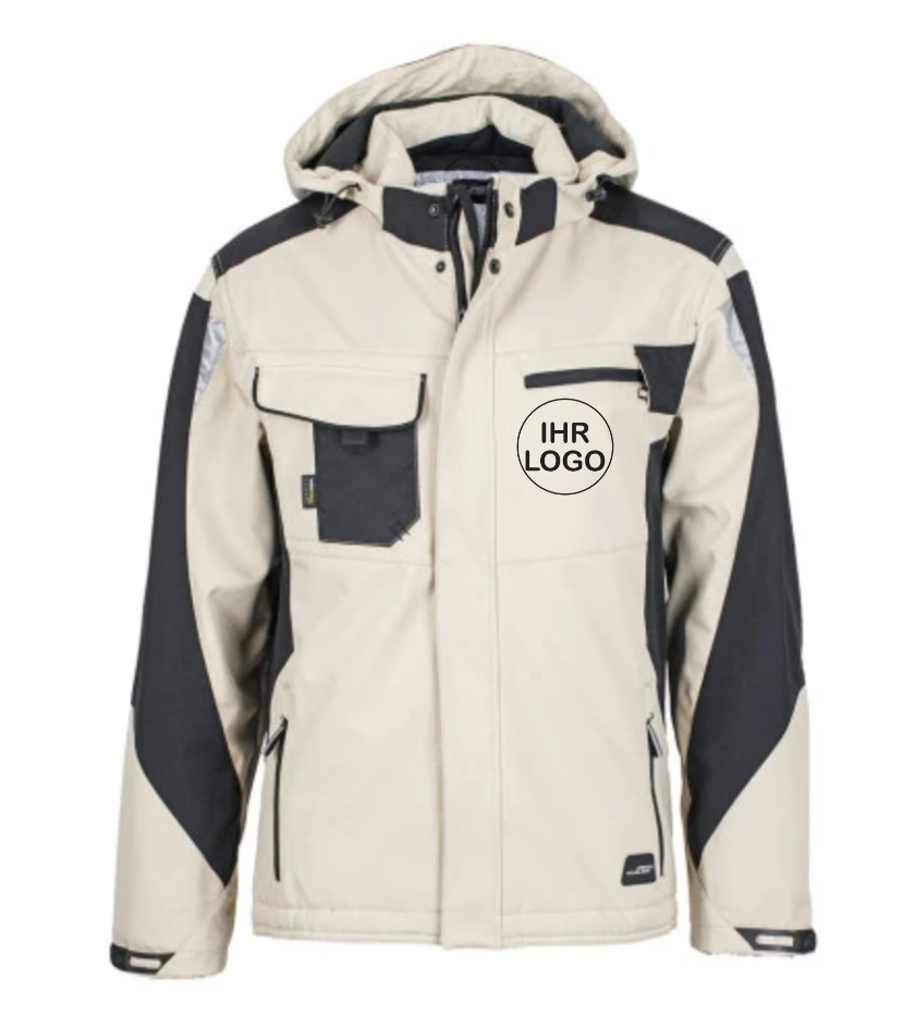 Craftsmen Softshell Jacke mit Firmenlogo Brust & Rückendruck | Schollys - Schollys