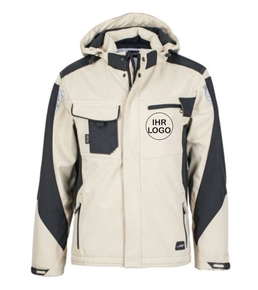 Craftsmen Softshell Jacke mit Firmenlogo Brust & Rückendruck | Schollys - Schollys